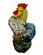 BASSANO KERAMIK  Löffelablage HAHN /  GALLO   Relief MEDITERRANES GESCHIRR