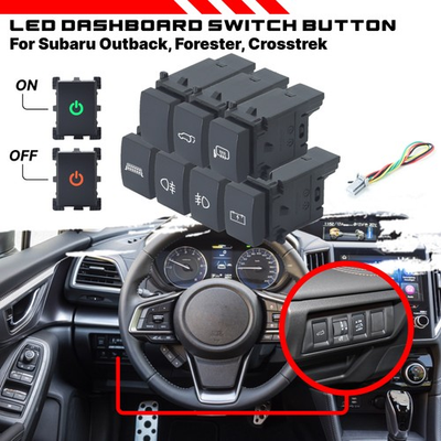 #ad LED Blank Light Bar Dashboard Control Switch Button For Subaru Impreza 2016 2025 $13.53