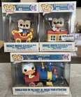 Lot Of 3 Funko Trains Disneyland 65th Anniversary Donald Duck,Mickey,Minnie