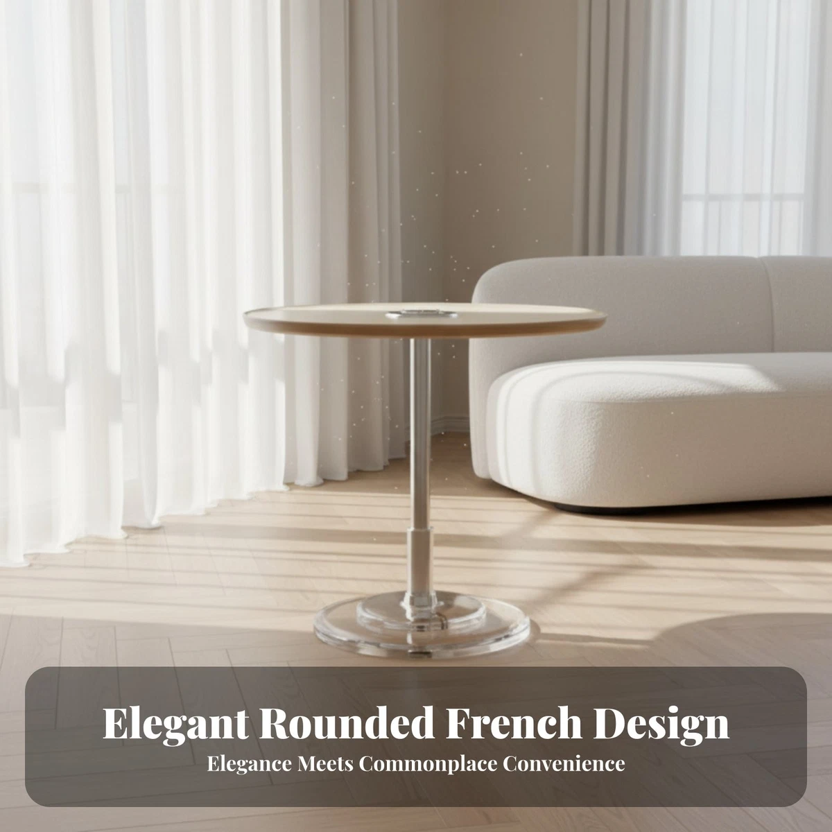 Table d'appoint bois clair CONNELL