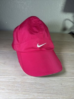 Nike Tailwind 7 Panel Hat Cap Hot Pink Strap Back Jogging Running Featherlight