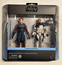 STAR WARS The Black Series Anakin Skywalker & Clone Captain Rex 2 Pack