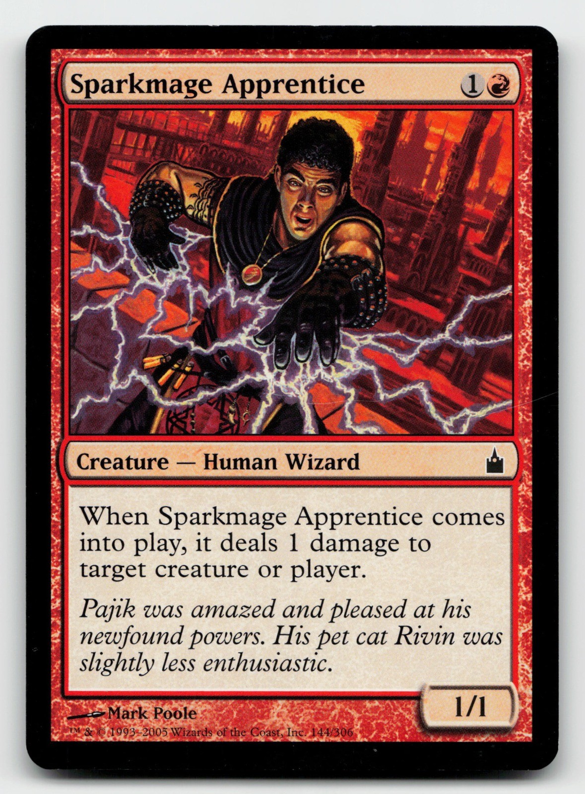 Sparkmage Apprentice 144 Ravnica: City of Guilds C LP Magic: The Gathering