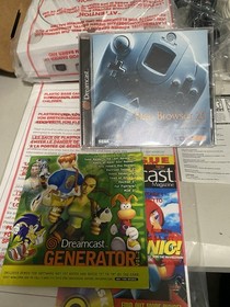 SEGA Dreamcast White Console Video Game System Rare Unused New In Box w/Extras!