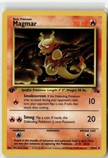 Magmar Uncommon Fossil 39/62 1st Edition NM on eBay