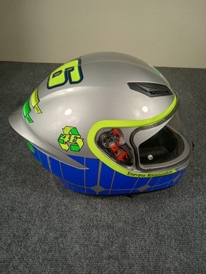 AGV K-1 #58 Valentino Rossi Racing Motorcycle Helmet Full Face Size Medium DOT