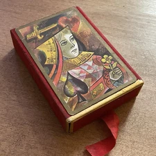 2003 606 Congress Queen Playing Cards CelUTone Finish, Complete Deck Incl Jokers