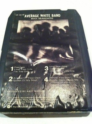 Average White Band Soul Searching 8 track tape