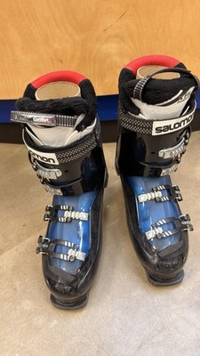 Ski Schuhe Gr. 44, 28cm Salomon Mission LX Black Blau Translucent