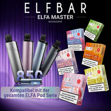 ELFA MASTER by ELFBAR E-Zigarette E-Shisha I Akku Kit Pod System f&uuml;r Liquid Pods