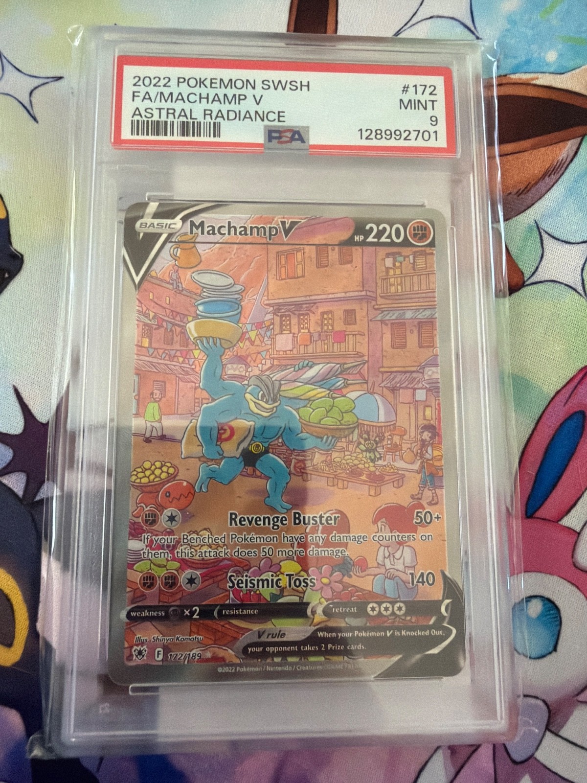 Machamp V (Alternate Full Art) 172/189 Swsh10: Astral Radiance Holo