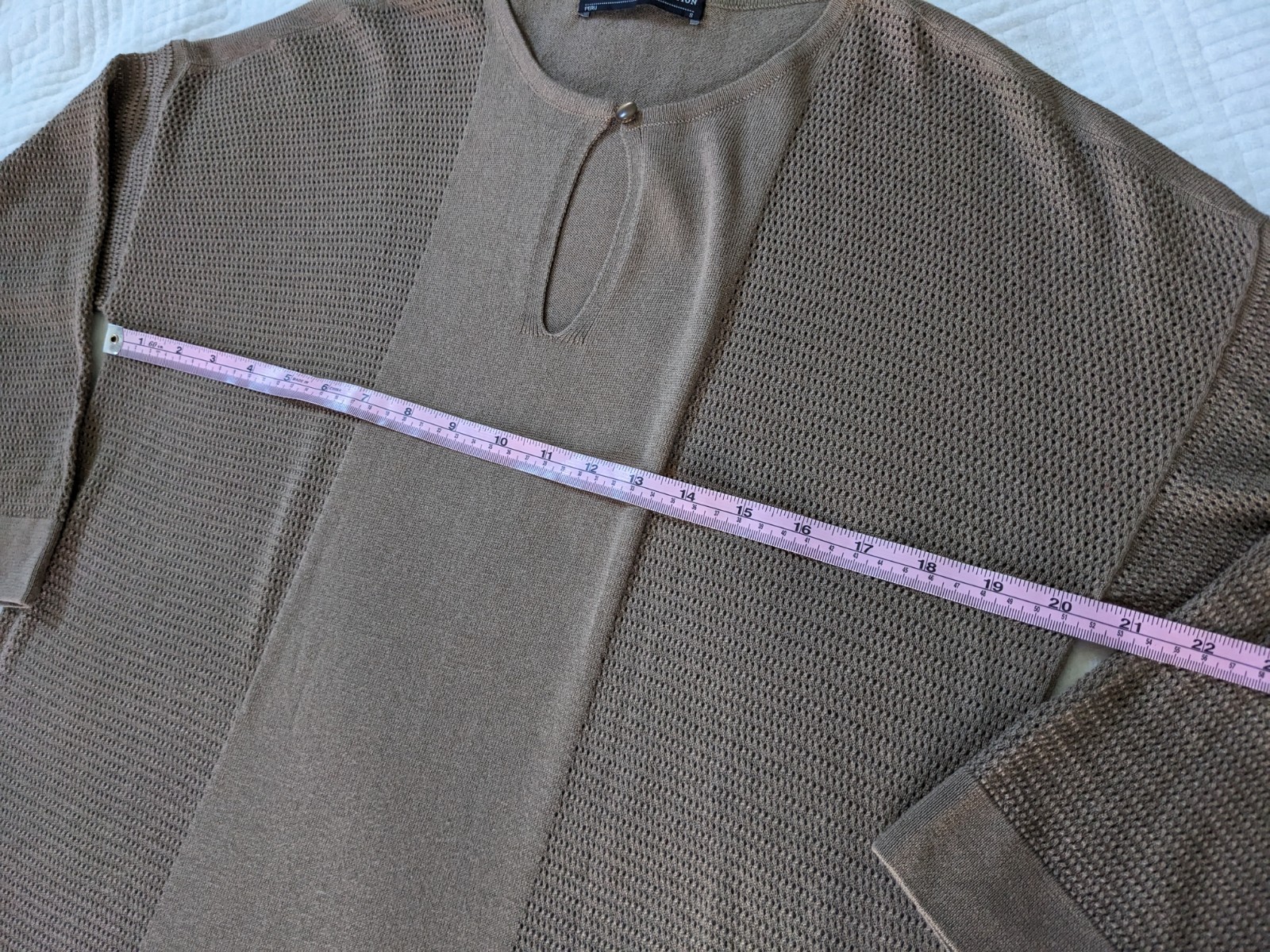 Peruvian Connection Gallerist Caftan Sweater Rela… - image 5