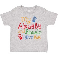 Inktastic My Abuela And Abuelo Love Me Toddle...