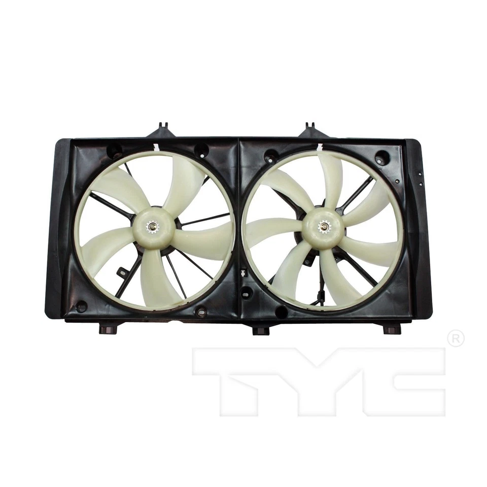 Conjunto de ventilador condensador y radiador doble TYC 622420 para Toyota Camry Venza 09-16 Foto 2 de 4