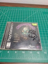 Oddworld Abe's Oddysee Sony PlayStation PS1 1997 No Reg Card Scratched