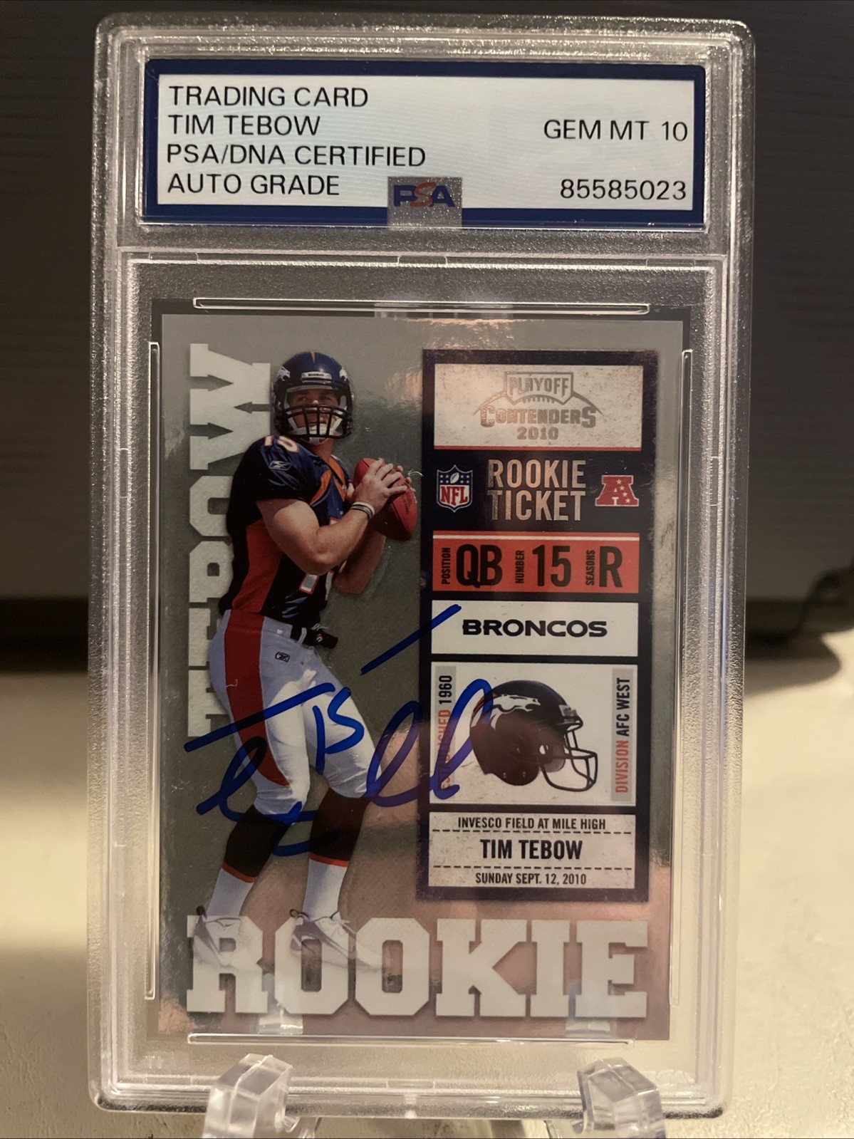 Tim Tebow Playoff Contenders #234 Playoff Ticket