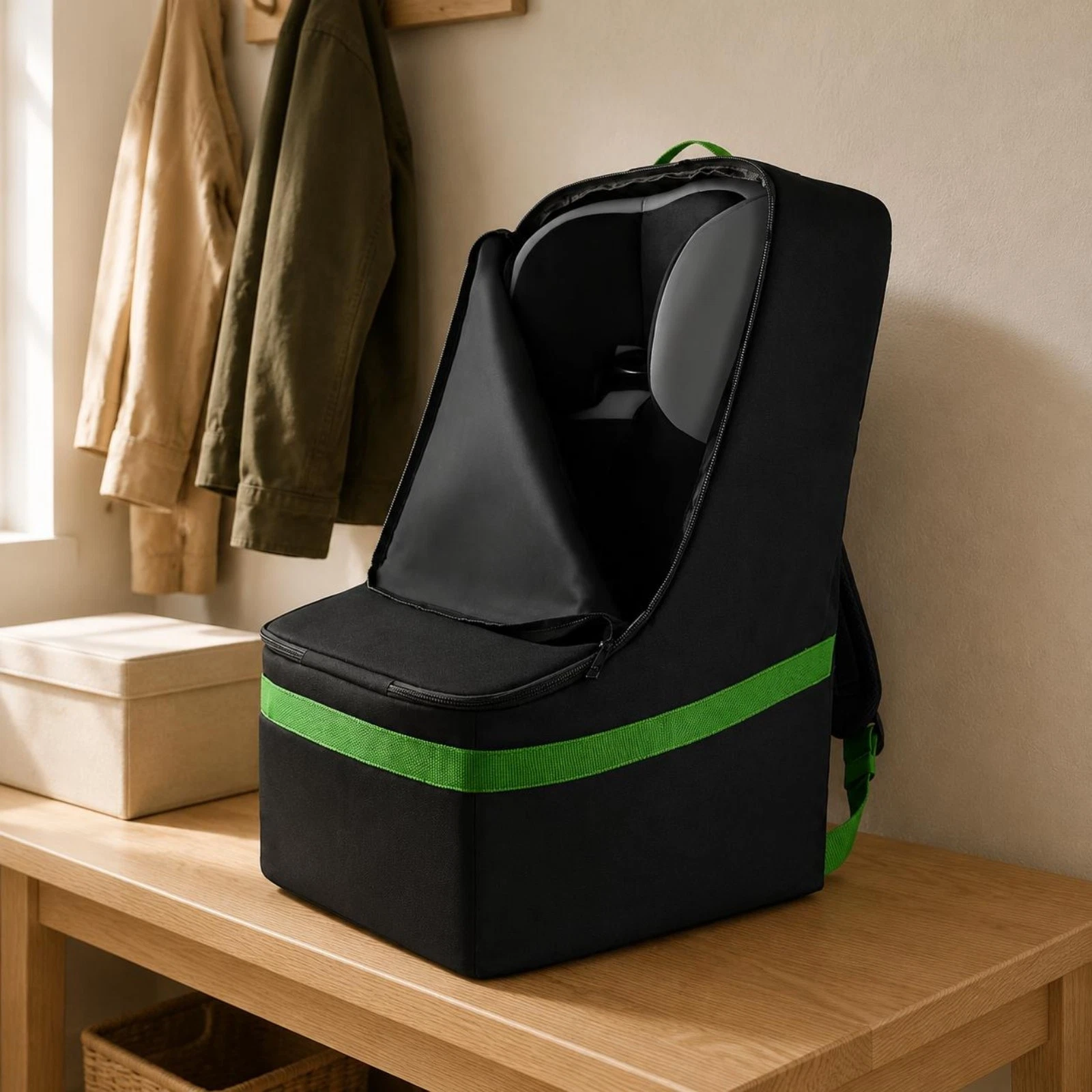 Baby Baby Carriage Particle Cover Bag Sturdy Nylon Car Seat Backpack Cover
