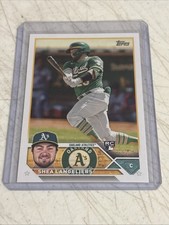 2023 Topps Series 1 Baseball Shea Langeliers RC Rookie Card #127 Athletics. rookie card picture
