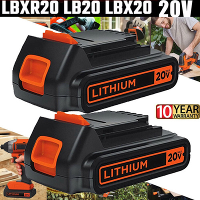 #ad 2Pack 3.8AH 20V Lithium Battery for BLACK DECKER 20Volt LBXR20 LBX20 LB20 w LED $27.99