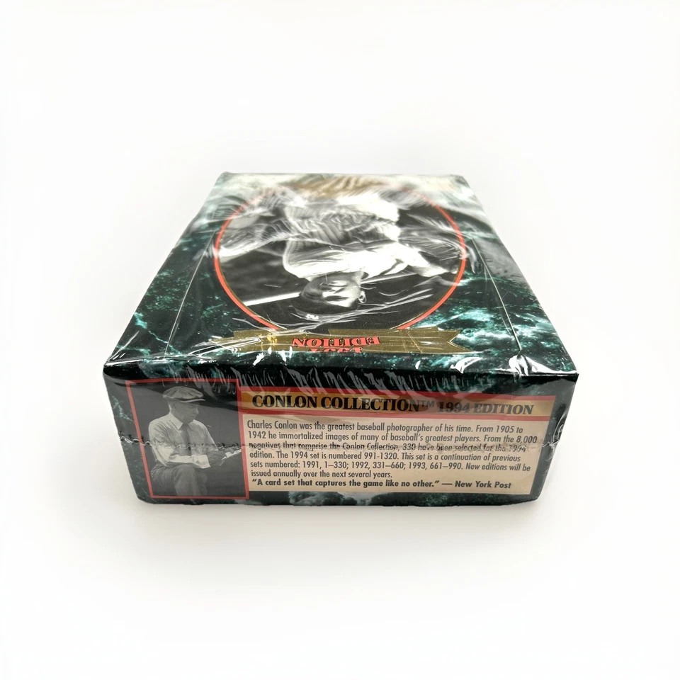 1994 Conlon Collection Historical Baseball Photography Cards- Factory Sealed Box - Image 4 of 4