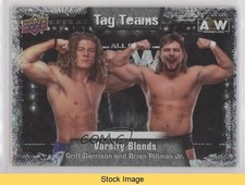 2022 AEW All Elite Wrestling Tag Teams Pyro Griff Garrison #83 Patch READ 1hs9
