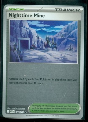 Pokemon NIGHTTIME MINE 197/217 - Ascended Heroes - Rev Holo - MINT
