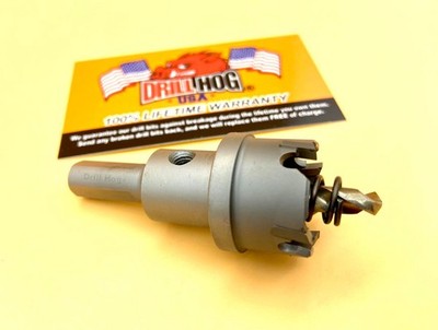 7/8'' Carbide Tipped Hole Saw 7/8'' TcT Holesaw Cutter Drill Bit 7/8 Drill Hog USA