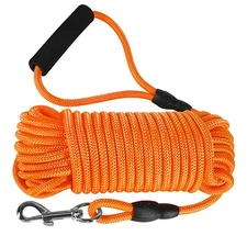 Vivifying Long Dog Leash, 32ft Floating Dog Training Leash, Check Cord Rope L...