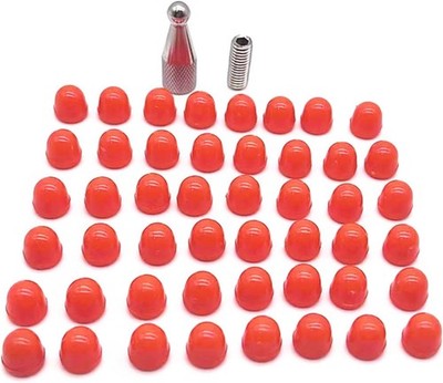 48pieces Rubber Tips for Paintless Dent Repair Hammer and Tips for Hook and Car