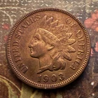 1903 Indian Head Penny About Uncirculated