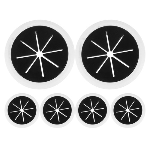 6 Pcs Piastra Di Copertura Del Foro Filo Copri Passacavi Da Scrivania