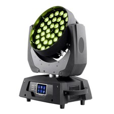 4-Color 36x LED Stage Light Wash 10W Moving Head RGBW with Zoom Touch Control