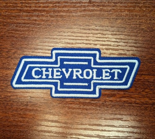 Chevy Blue Patch Chevrolet Cars Trucks Automotive Embroidered Iron On  1.75x4" - Picture 1 of 3
