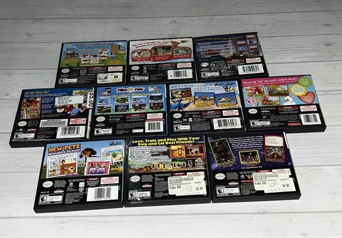 Lot 10 Nintendo DS Games Let’s Draw Pillow Pets Petz Dogs Cats Lalaloopsy Rio + - Picture 4 of 17