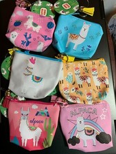 ALPACA COIN PURSE NWT 6 STYLES TO CHOOSE FROM CARD  ID BAG CUTE FUN LLAMA LOVE 