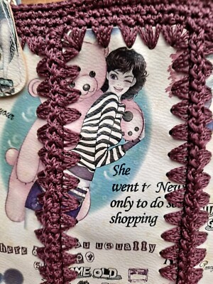 ★TOUT Y EST★ PANIER JINI MINI BAGLight Purple 5004345154 New Younique Purple Metallic Tote bag Purse, 14