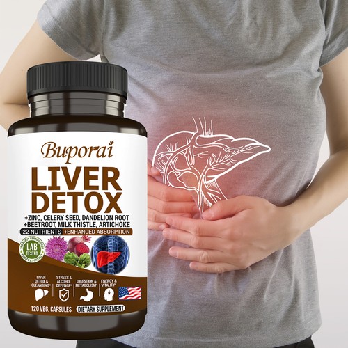 Leber Detox - Mariendistel, Löwenzahn - Lebergesundheit Unterstützung, Reinigung, Stoffwechsel - Bild 1 von 13