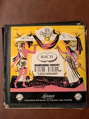 Bach- Brandenburg Concerti (Complete) Box Set 1956 LL-1457/8 Vinyl