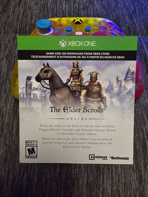 The Elder Scrolls Online Dragon Warrior Bonus Pack XBOX One Series X S ...