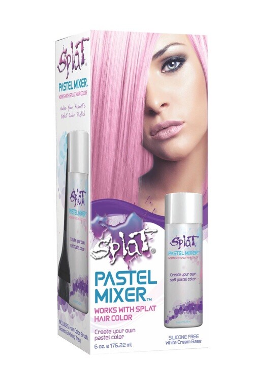 New- Splat Pastel Mixer Hair Color White Cream Base 6 oz&nbsp;
