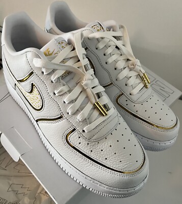 Nike Air Force By Cristiano Ronaldo CR7 Nike ID White Gold