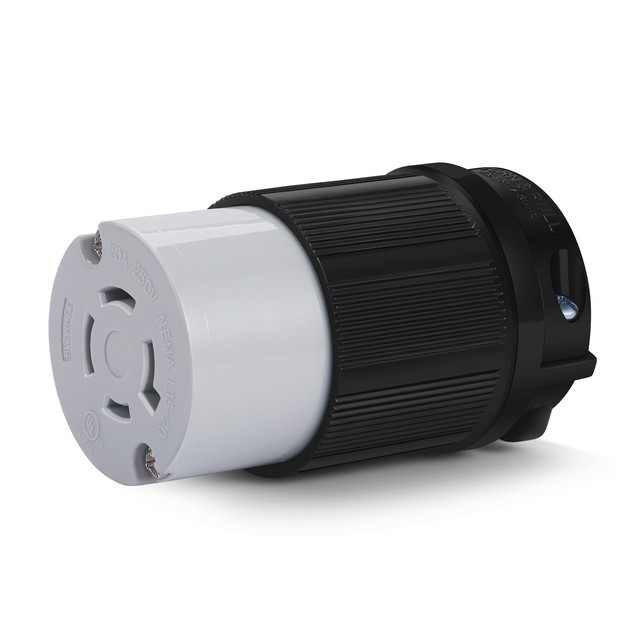 Female Plug End Replacement 4 Prong 3 Wire Twist Lock 20A 250V Volt