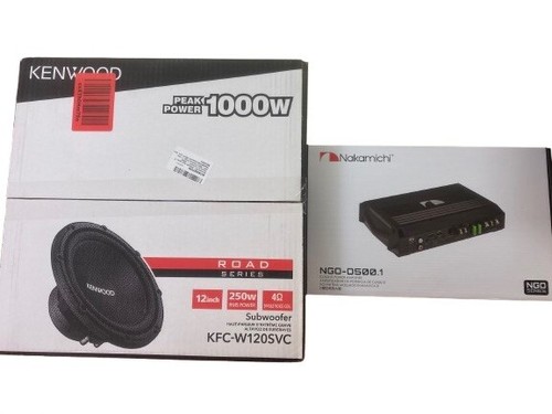 Kenwood 12” Subwoofer & Amplifier Package Deal!!! Car Audio Speaker Nakamichi - Picture 5 of 5