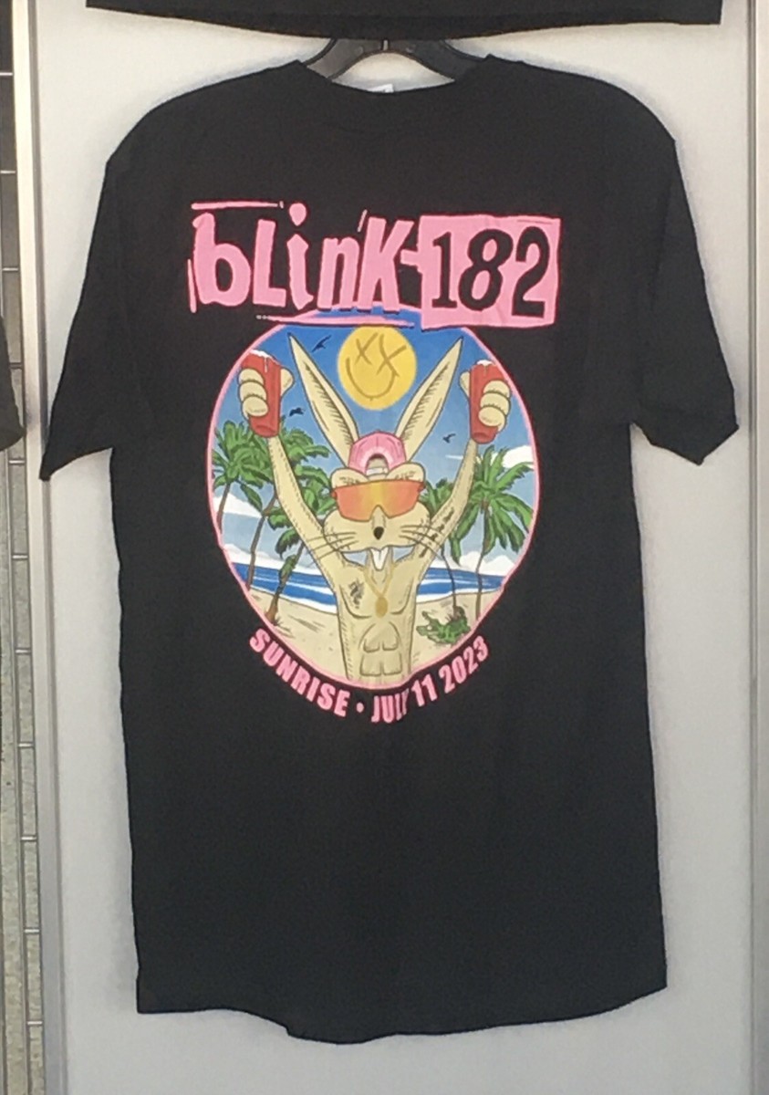 2023 Blink 182 FLA Live Arena Tour T-Shirt Small Sunrise Florida