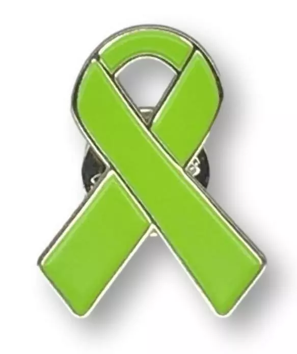 Green Ribbon Pin