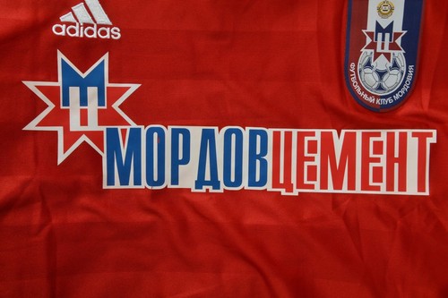 MORDOVIA SARANSK 2011/2012 HOME FOOTBALL SHIRT L MATCH WORN 18 STEPANETS - Picture 3 of 9