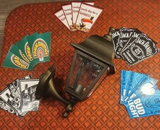 Pub Bar Lanterns Man Cave Bar Guinness Jack Daniels Budweiser Custom light