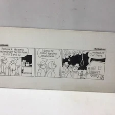 Crakbaks- Hand Drawn Comic Strip By Gus Levy-Football/Poor Coach