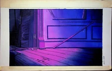 Freakazoid! 1995 Alexandra Kube Hand Painted Background Layout 9.5x15