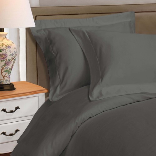 1000 Thread Count 100% Egyptian Cotton 3 Piece Duvet Cover & Pillow Sham Set - Picture 22 of 74